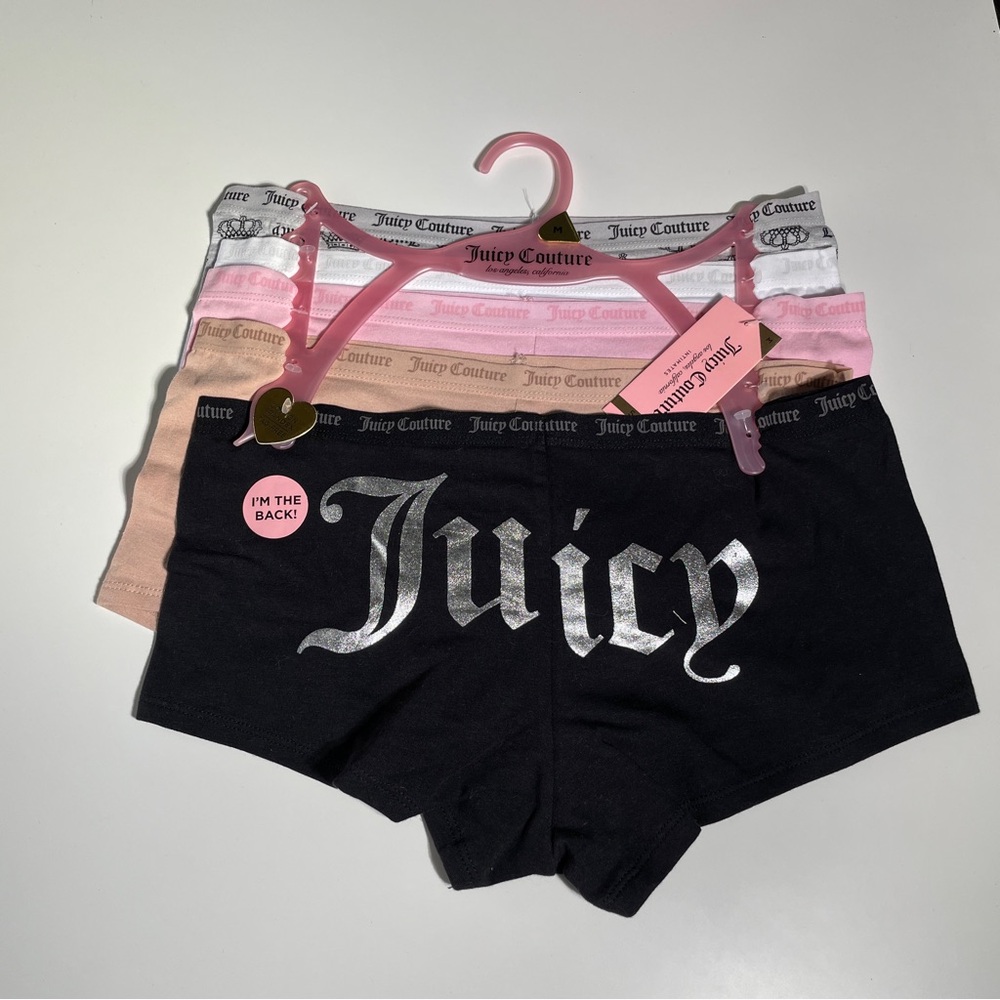 Juicy Couture Boyshort Logo Underwear 5-pack